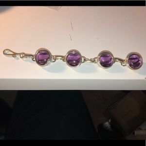 Glass marble bracelet
